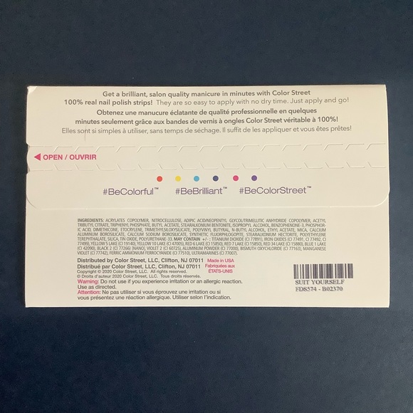 Color Street - Suit Yourself - NEW! - Picture 4 of 4